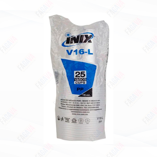 Vaso 16 inix